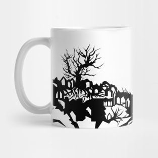 Dark Souls 3 - Geometric Cemetery of Ash / Firelink Shrine Mug